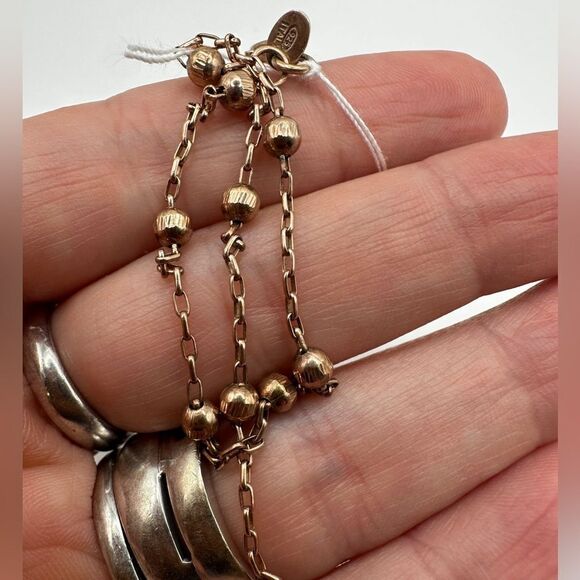 9" ITADOR Rose gold tone over sterling silver anklet/bracelet! - Picture 4 of 9